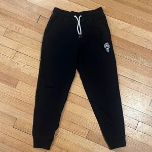 Men's Black Jogger Pants with Logo